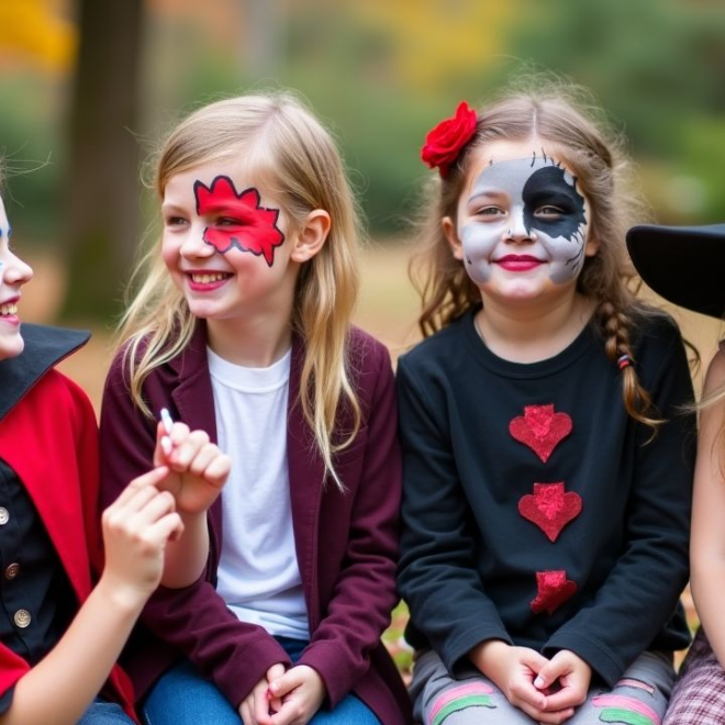 Jak pomalować dziecko na Halloween